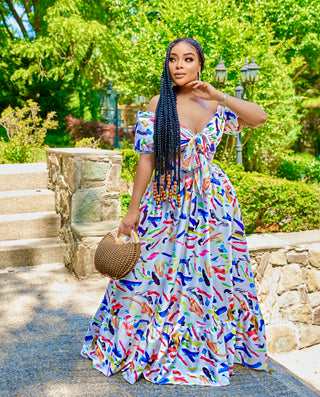Irene maxi skirt set