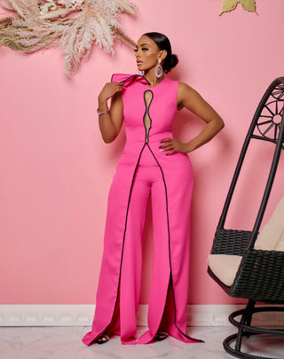 SHARYA PINK JUMPSUIT