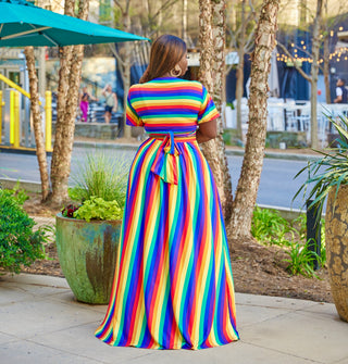 Dawn MAXI SKIRT SET ( plus size )