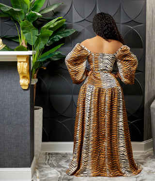 SHERI ANIMAL PRINT MAXI DRESS