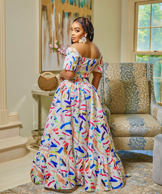 Irene maxi skirt set