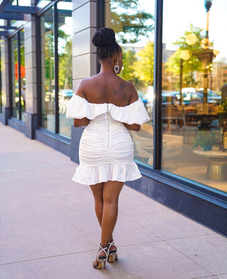 Rocio Off-Shoulder Ruffle Dress