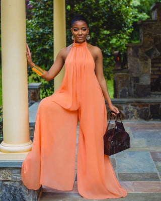 SUMMER BREEZE WIDE LEG JUMPSUIT ( WHITE )