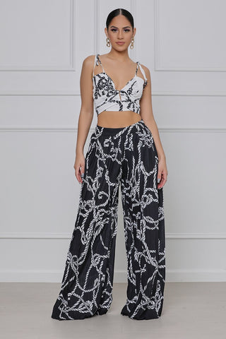 Get attention luxury pants set