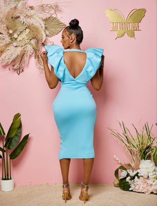 GAUSE BABY BLUE DRESS