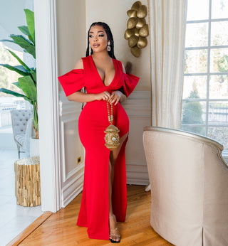 Lizzy High slit Dress