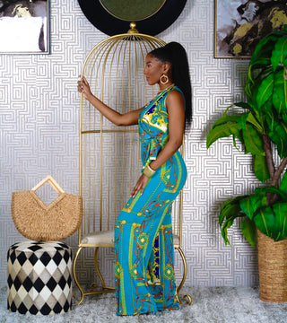 Junie chain print jumpsuit