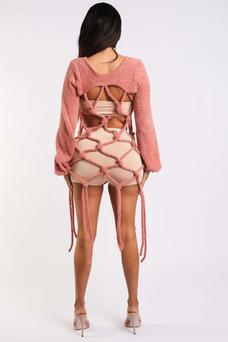 Netted Sweater Tunic