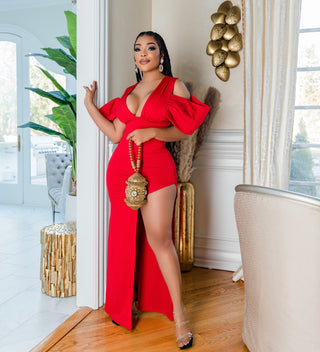 Lizzy High slit Dress