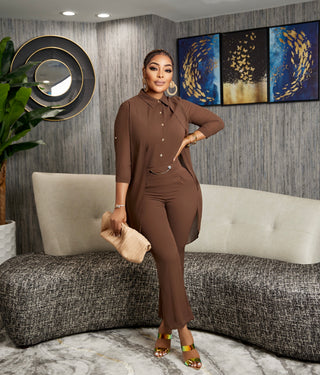 TESHER SHIRT & PANTS SET