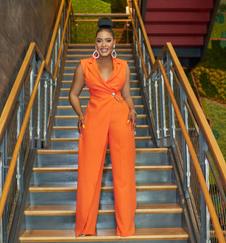 INDIVAR ORANGE JUMPSUIT